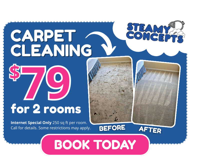 Carpet Cleaning Coupon 79 for 2 Rooms